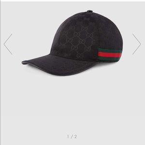 black gucci hat